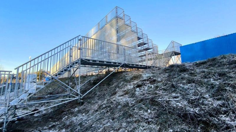 В Удмуртии перед Кубком России по лыжным гонкам модернизировали трибуны