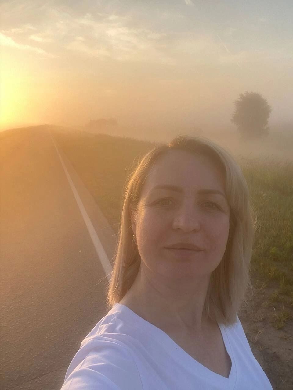 Оксана Фадина в&nbsp;разных районах Омской области