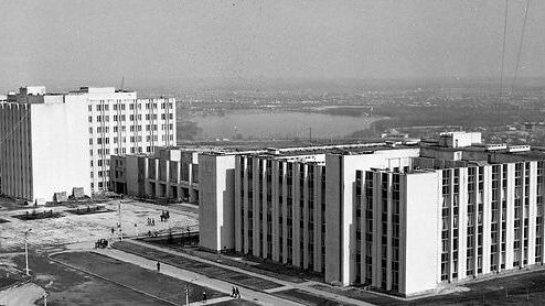 Строительство корпусов Технологического института, 1970-е-1980-е годы