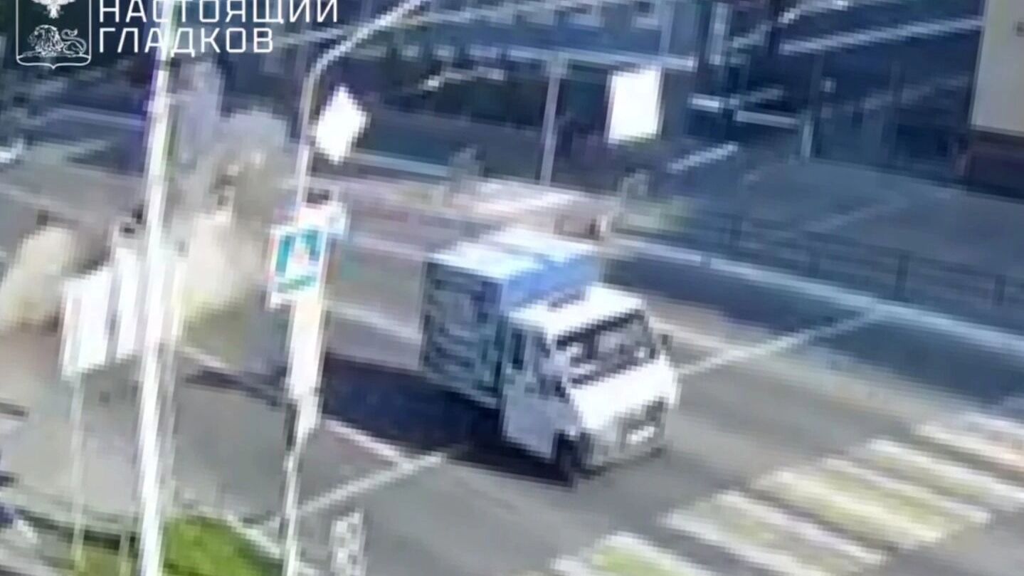 Атака беспилотника на гражданский автомобиль