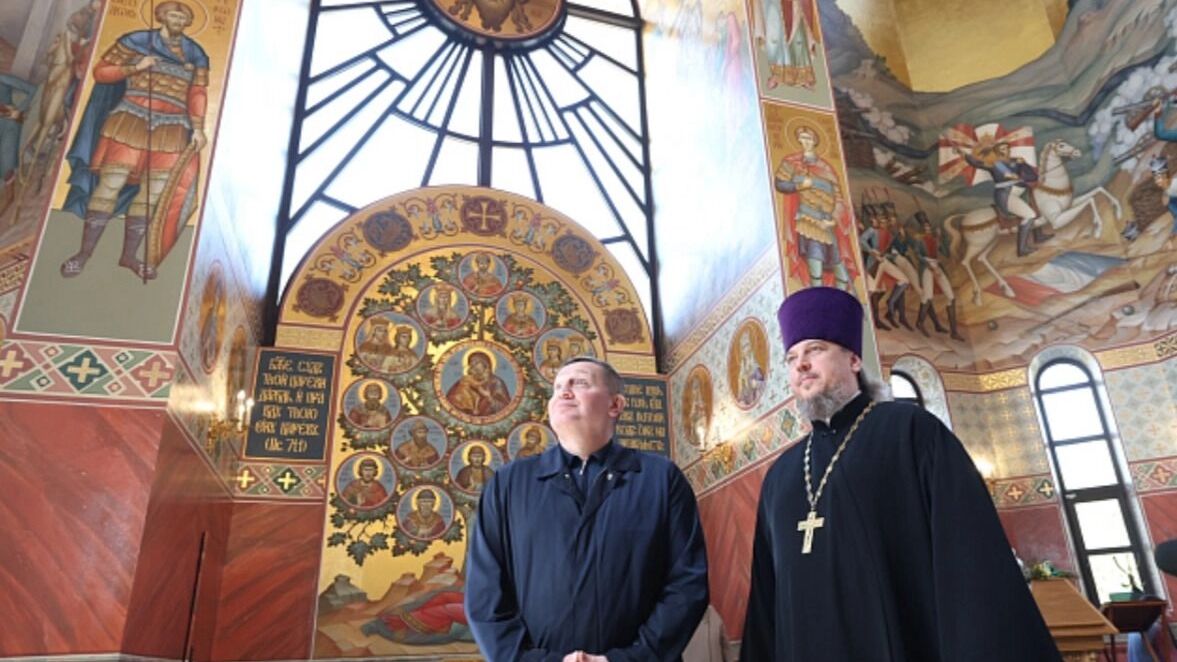 Роспись храма Всех Святых завершилась в Волгограде