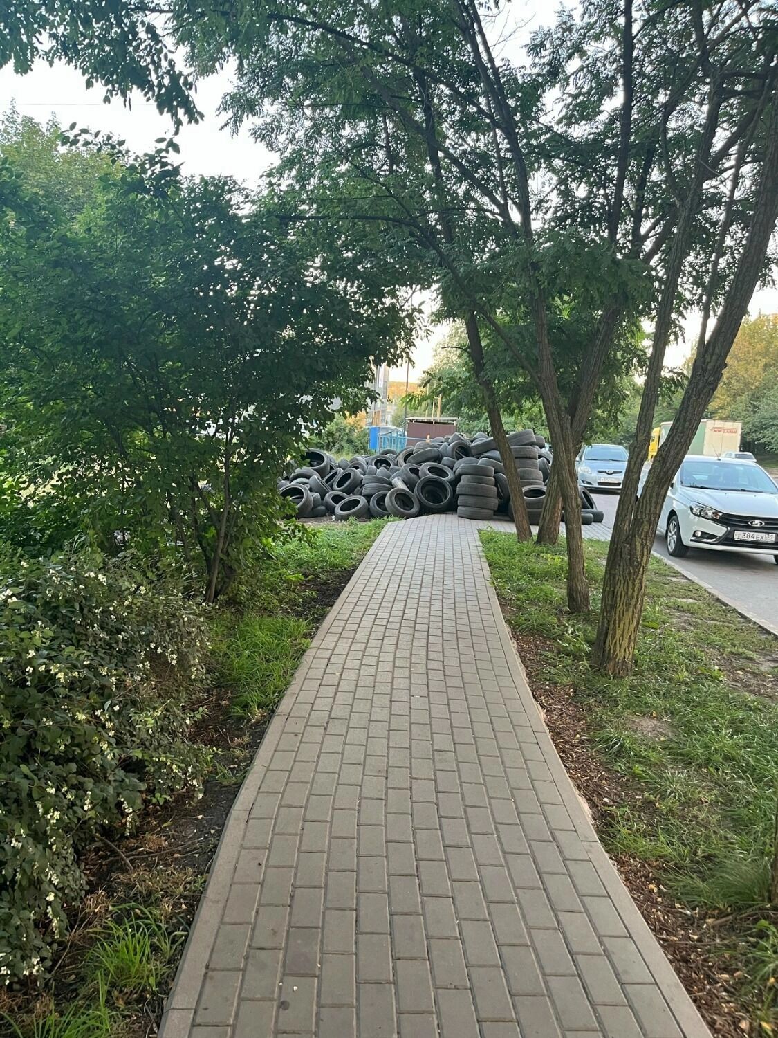 Пункт сдачи покрышек