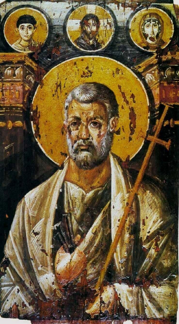 Святой Петр (икона начала VII века)