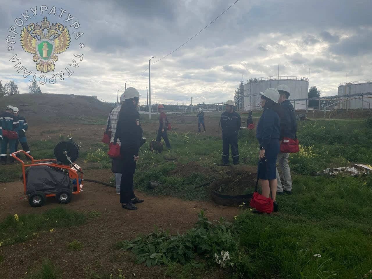 Фото с места трагедии в Менделеевском районе