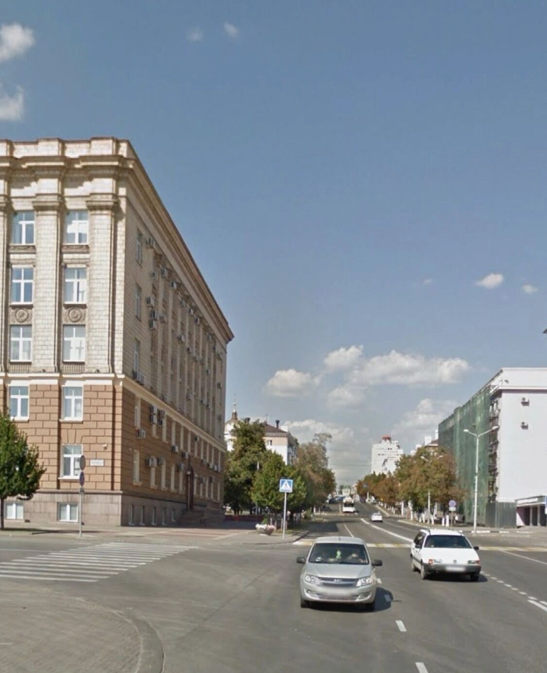 Современный вид улицы