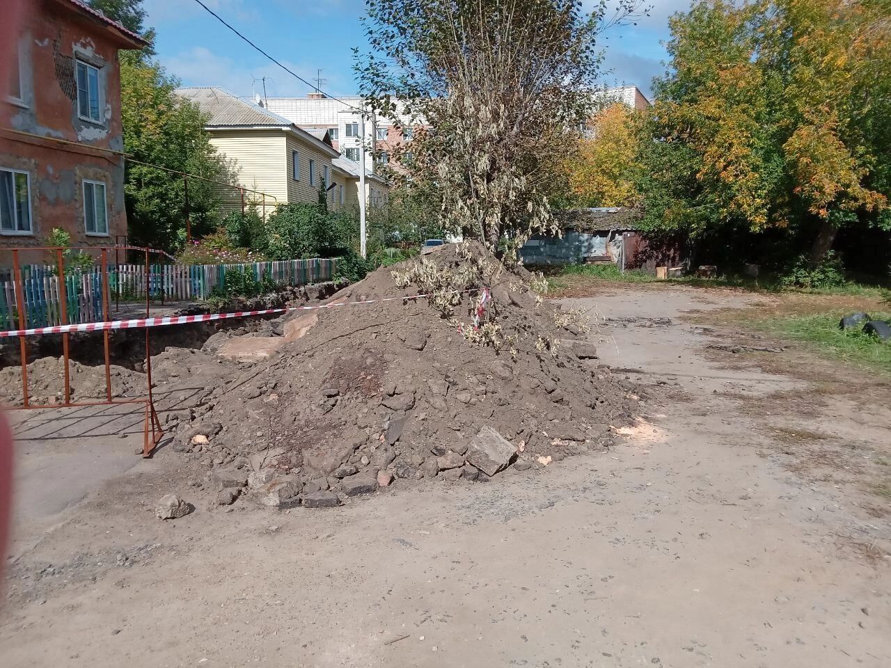 Такие "раскопки" осенью стали обычным делом