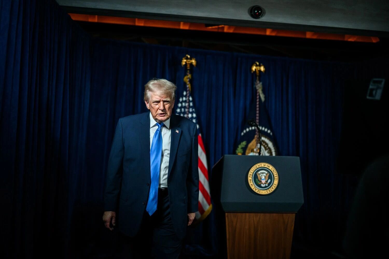 Дональд Трамп на&nbsp;пресс-конференции