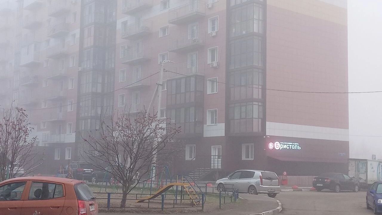 Туман в Омске