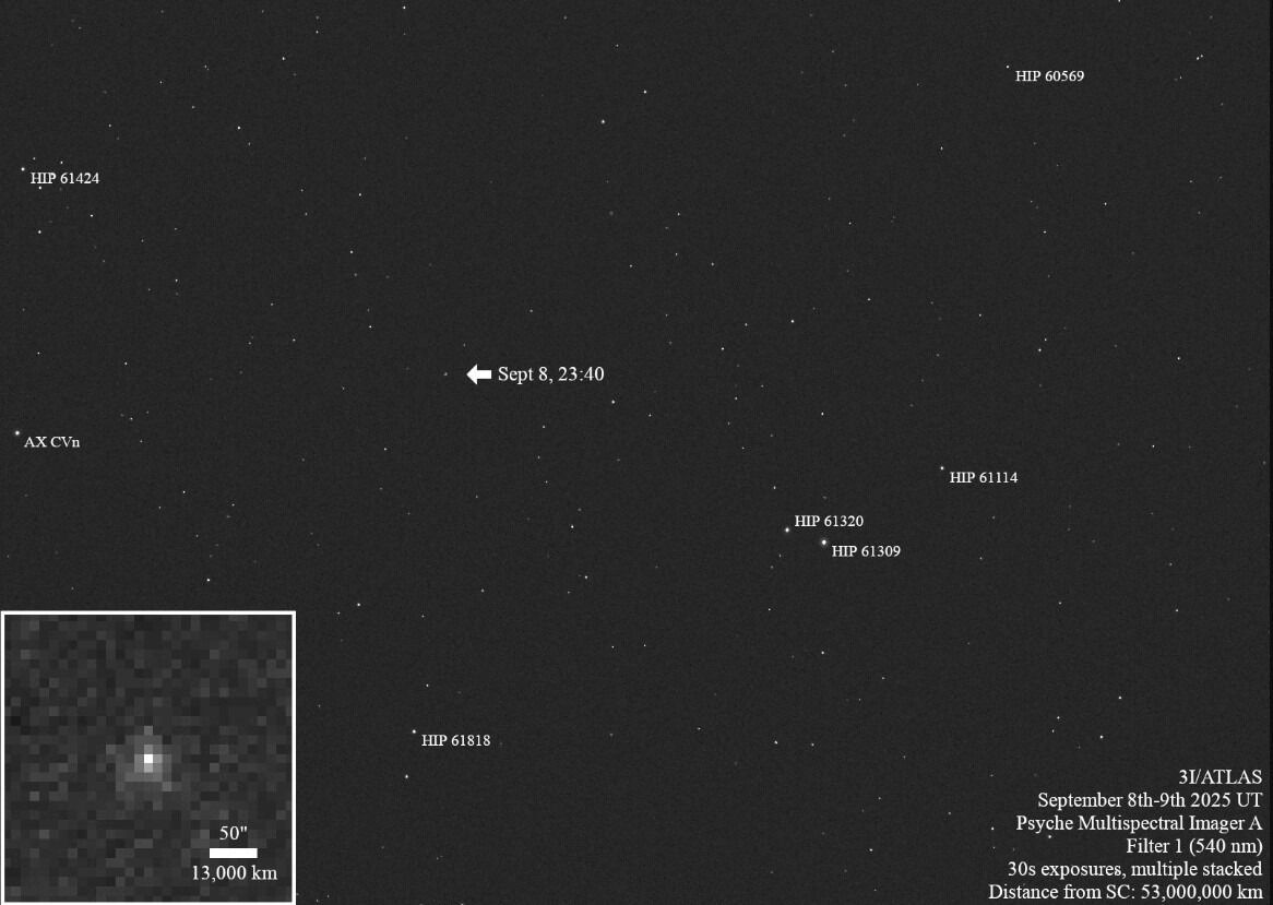 Комета-пришелец 3I/ATLAS «развернулась» к Земле. Когда ждать максимального сближения?