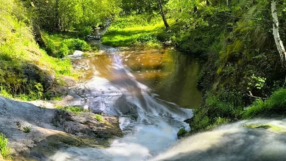 Фото водопада около Екатеринбурга