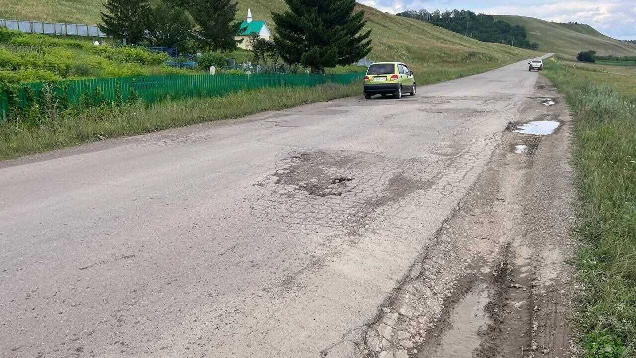 Водители жалуются на качество дорог в Башкирии
