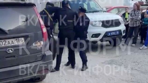 Задержание дебошира в Сургуте