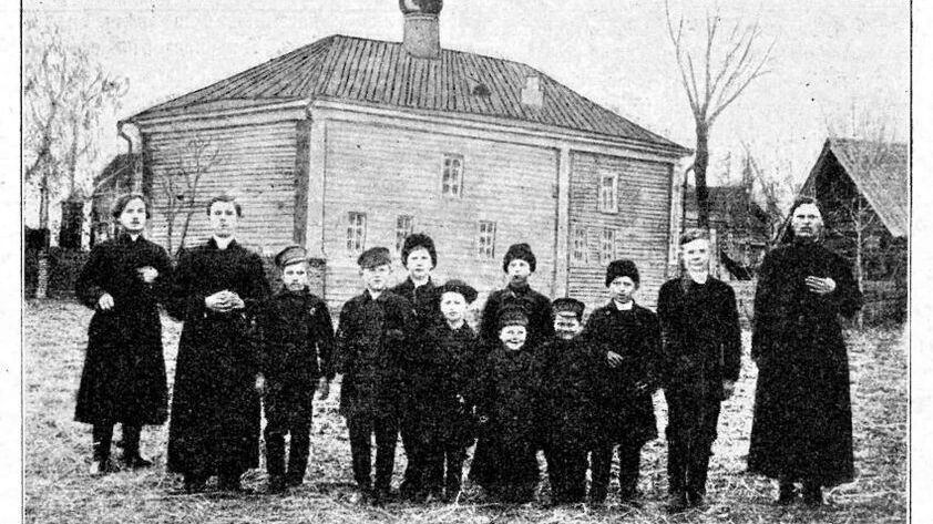 Деревня Елисино. Елисинский женский монастырь 1912