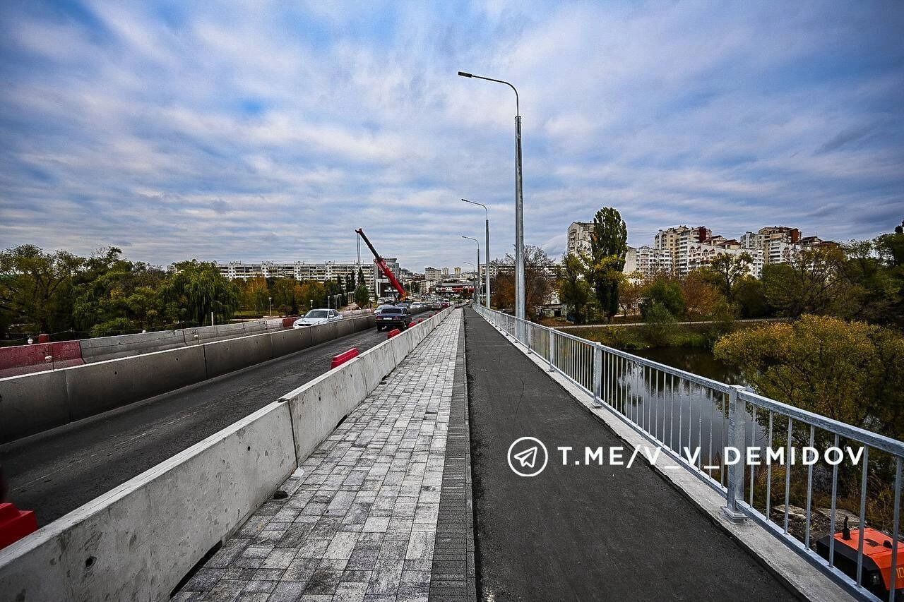 Первые результаты реконструкции моста на Чумичова