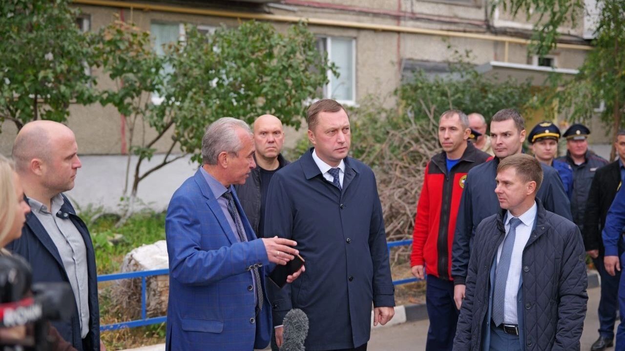 Работа экстренных служб на месте ЧП