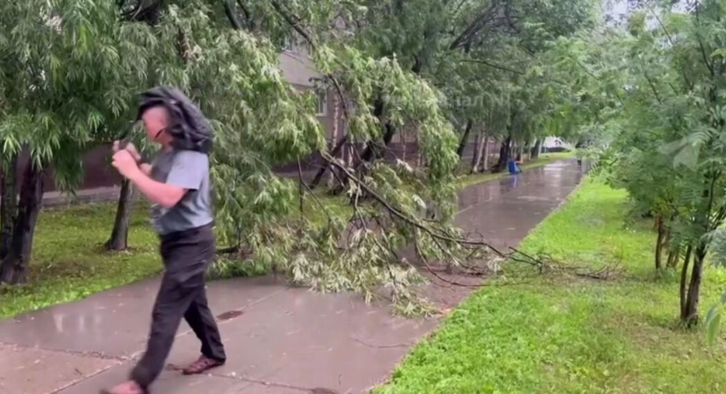 Последствия непогоды в Нижневартовске