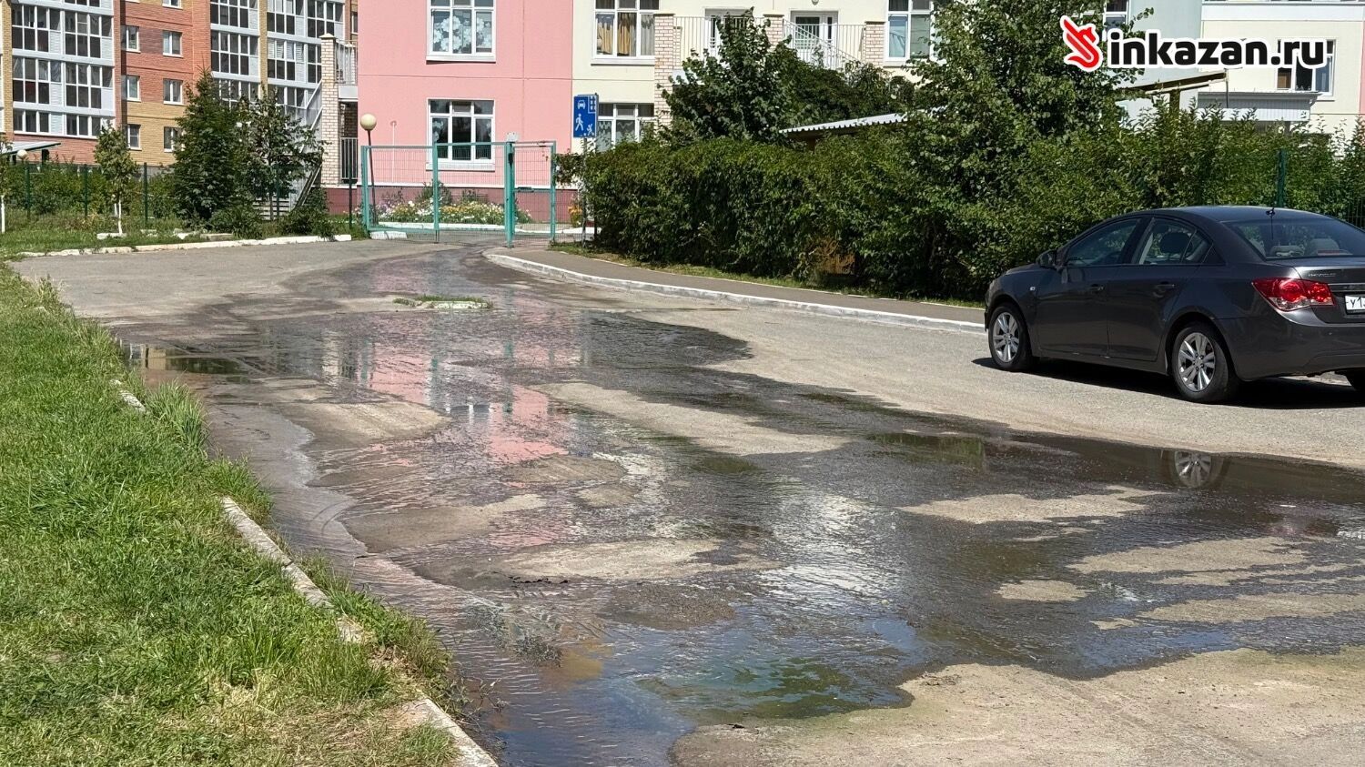 В детском саду в ЖК "Радужный-1" разлилась канализация