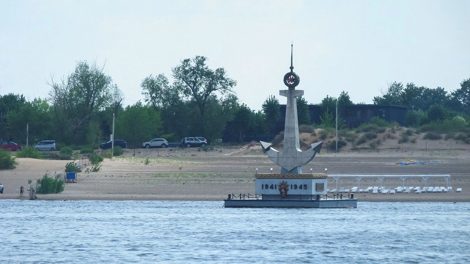 С Волги видно все основные достопримечательности Волгограда