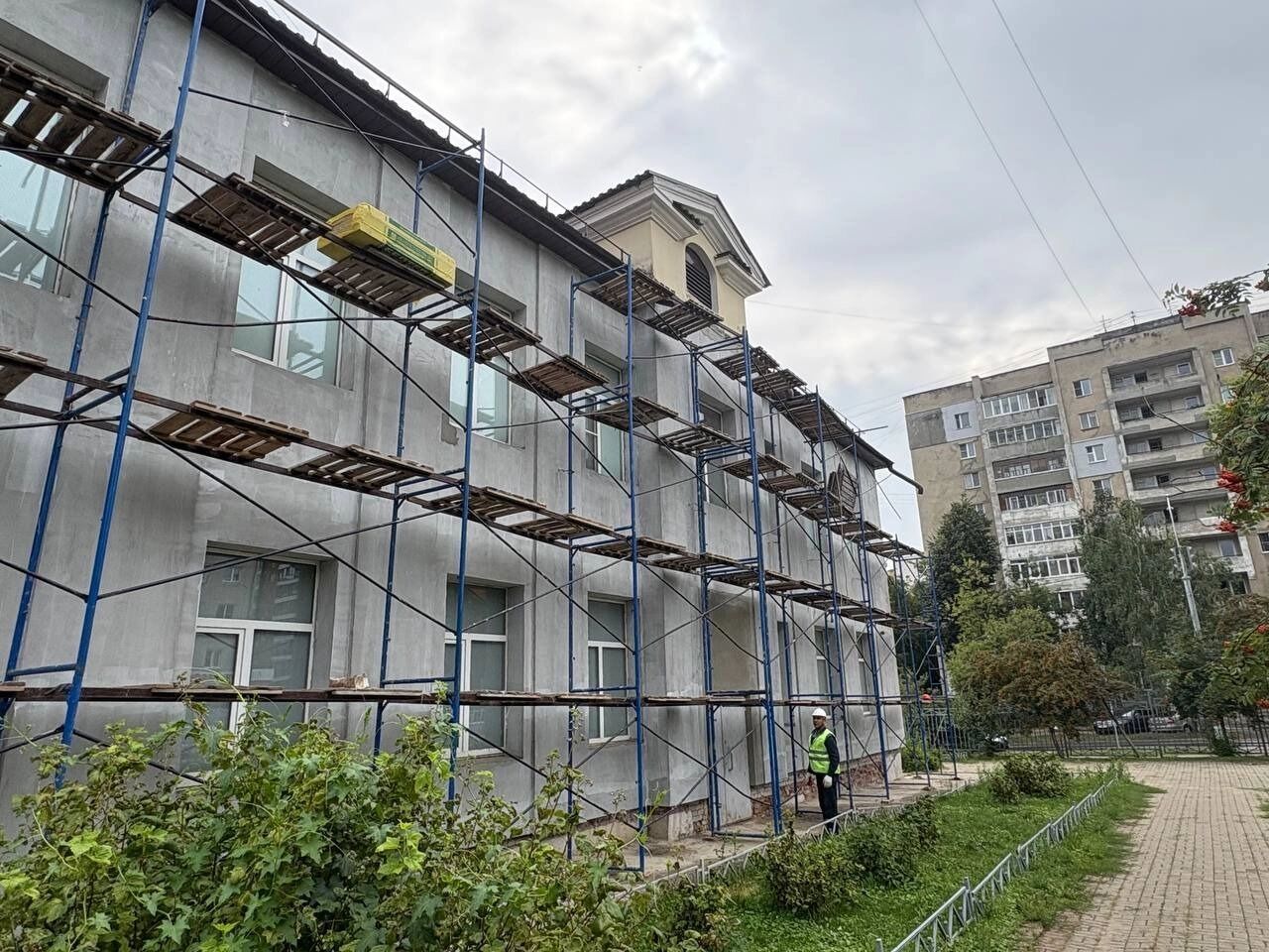 Капремонт в школе №151 Нижнего Новгорода