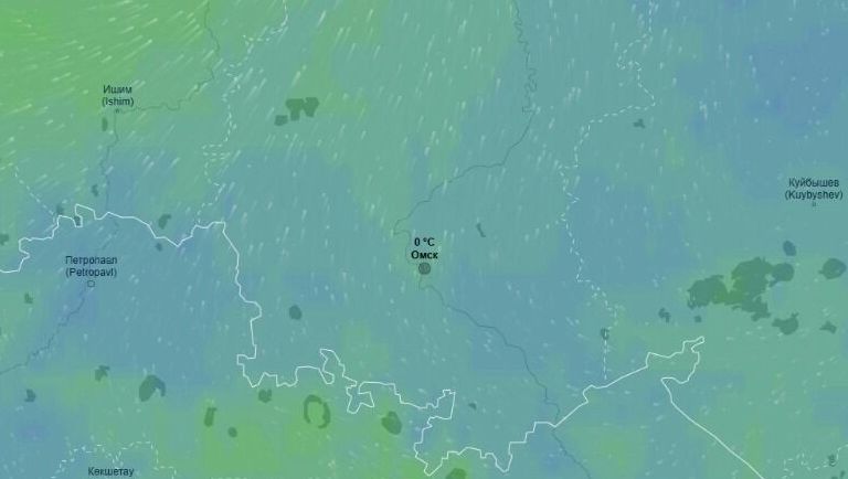 В середине недели Омск окажется в «глубине» холодного атмосферного фронта