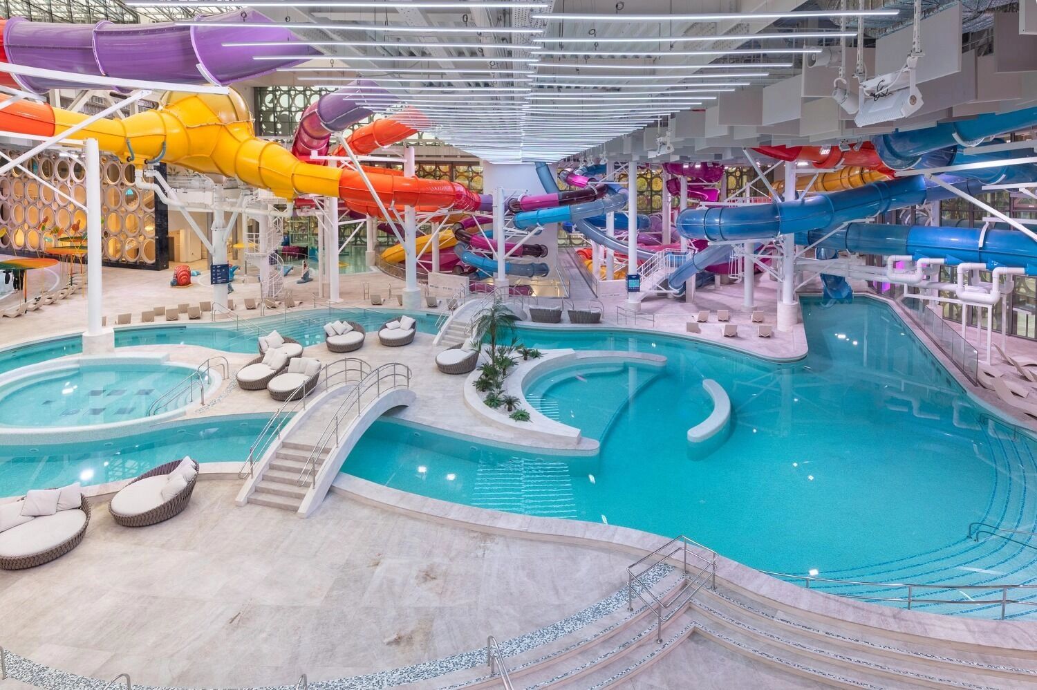 Панорама аквапарка в&nbsp;Лужниках