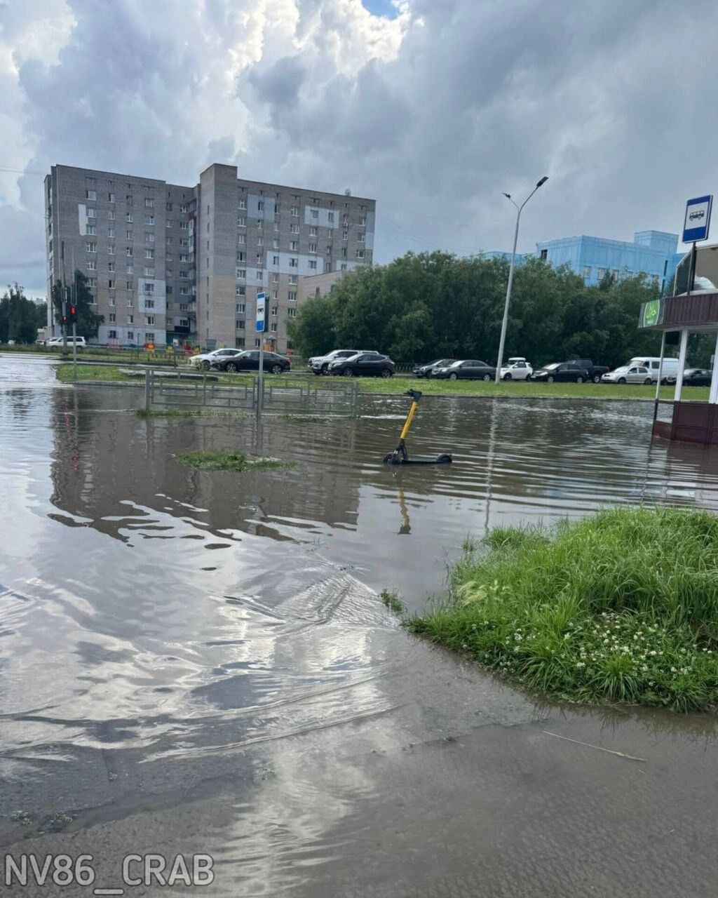 Несколько улиц ушло под воду