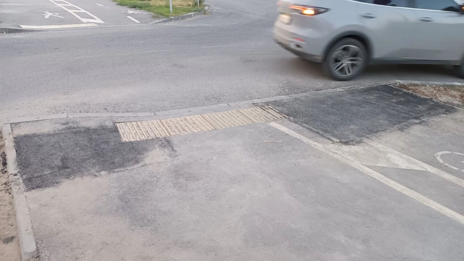 Ремонт асфальта на улице Гамзатова
