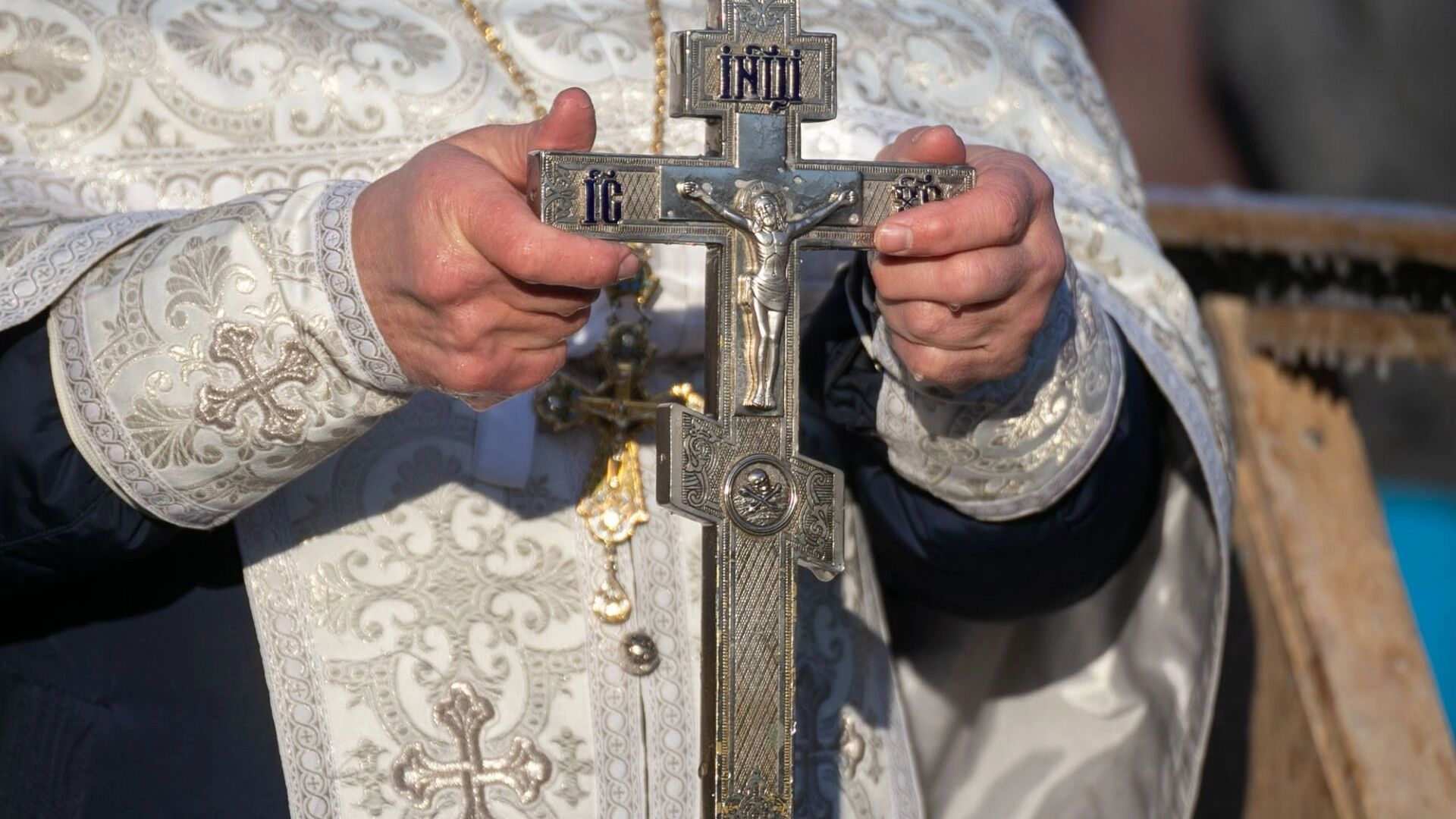 В Волгограде провели молебен после атаки беспилотников