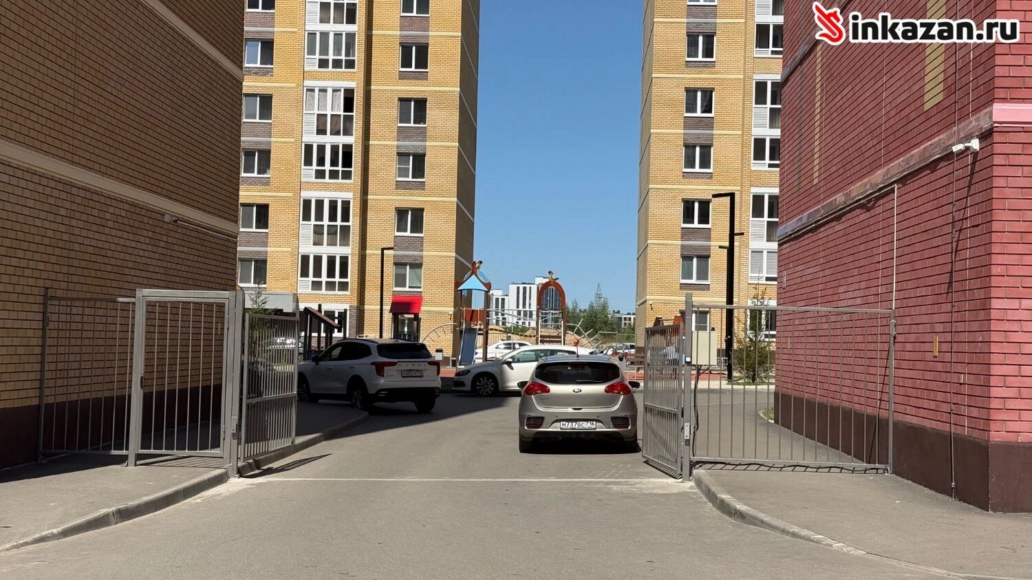 Закрытый двор в ЖК «Радужный-2»