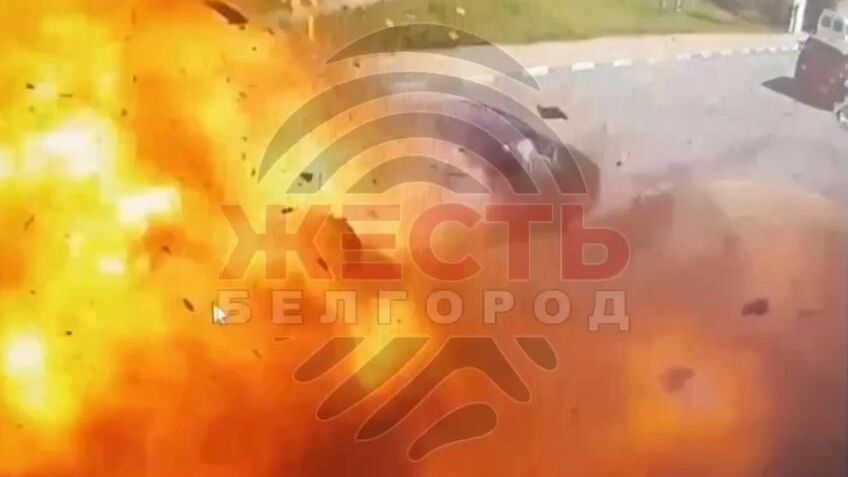 Атака БПЛА на многоквартирный дом