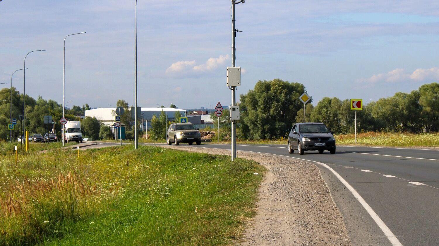 Развязка трассы Столбище - Атабаево и платной дороги М-12