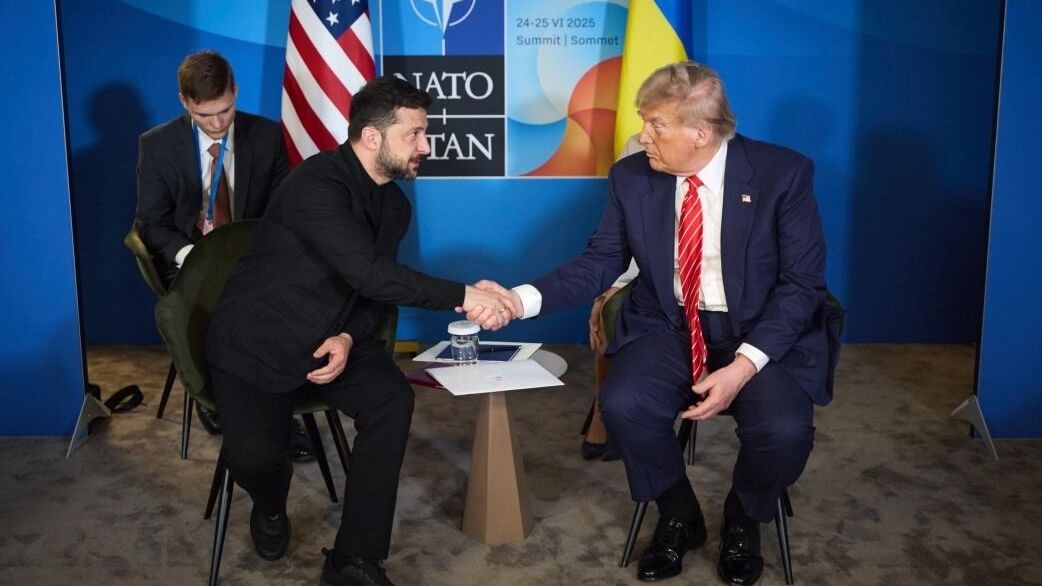 На полях саммита НАТО в Гааге Зеленский провел встречу с Трампом