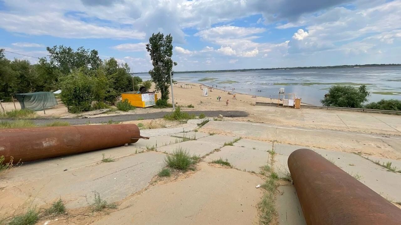 Пляж на Спартановке