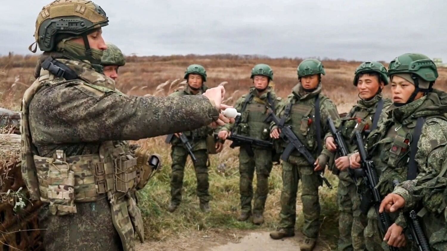 Военнослужащие КНДР, участвовавшие в освобождении территории Курской области