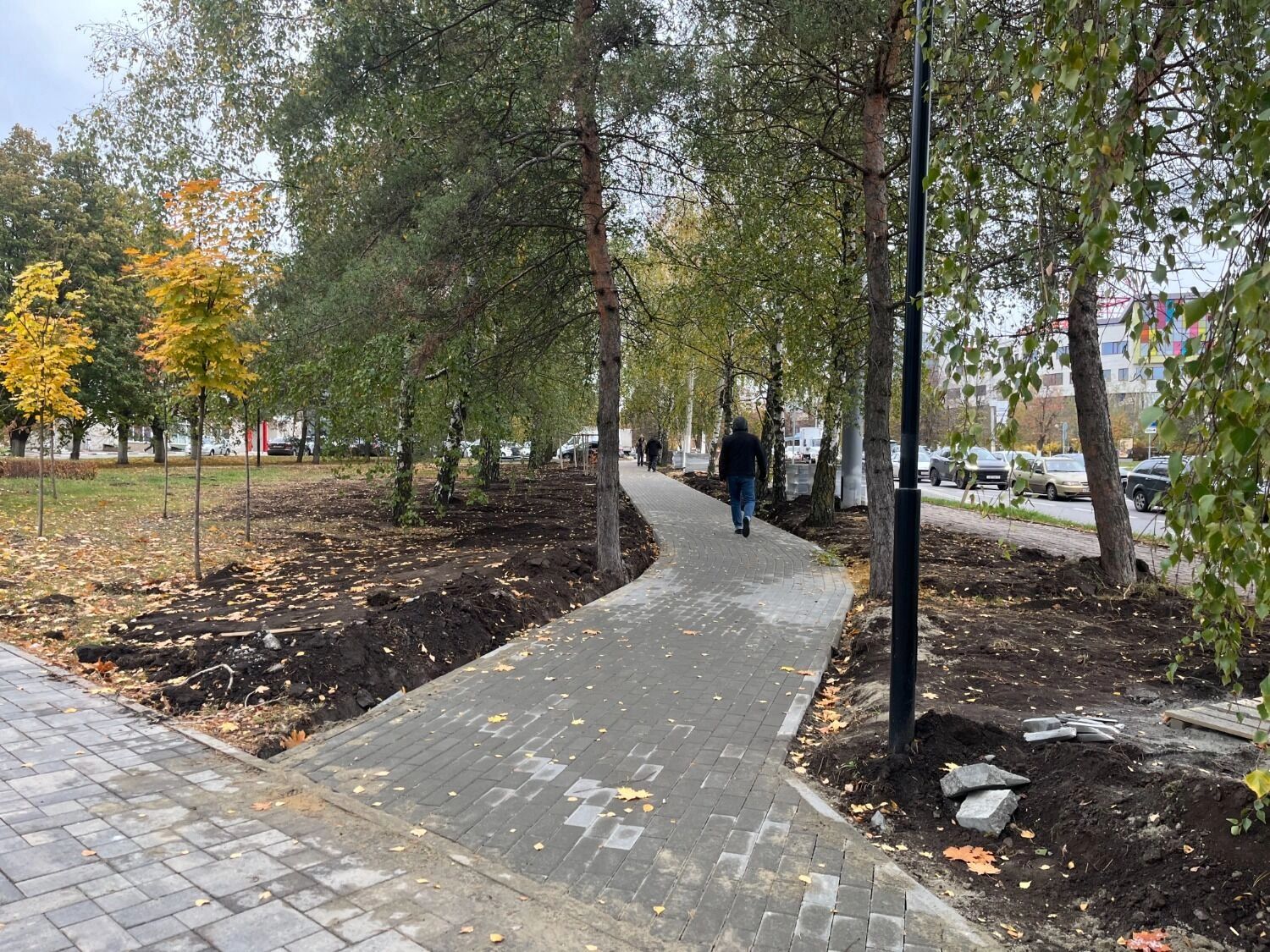 Будущая велодорожка на проспекте Ватутина